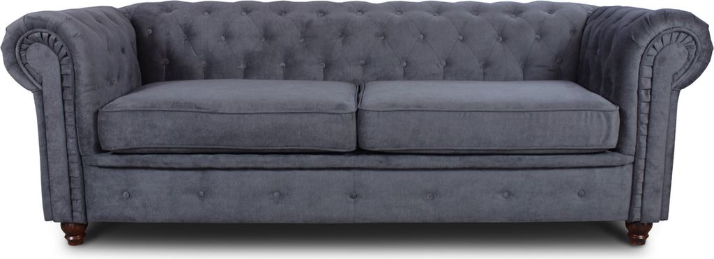 Sofa Chesterfield Asti 3-Sitzer, Couchgarnitur 3-er, Produktbild 
