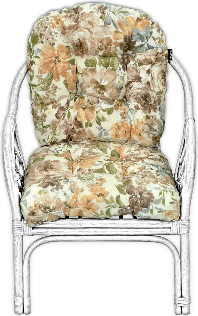 Cuscino Imbottito AMPO per Sedia Rattan Bahamas e Vimini da Giardino - 8
