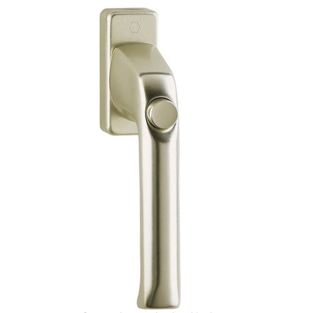 Hoppe London Fenstergriff Druckknopf F2 Aluminium Neusilber 013SV/U34, 7 - 32 mm Vierkant