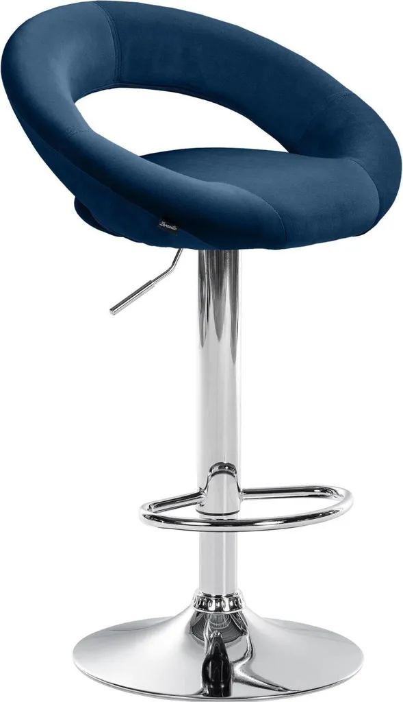 Sgabello Elegante in Velluto - Design Moderno Girevole e Regolabile
