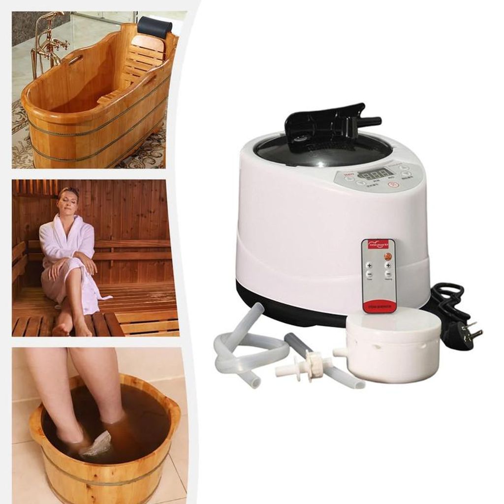 Sauna Dampfgenerator 1000W – 3L Tank, 9 Temperaturstufen, Produktbild 
