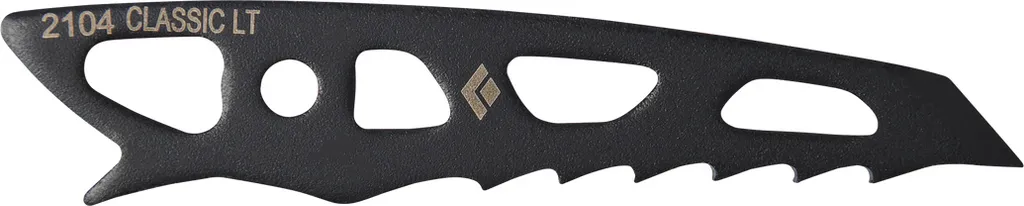 Lame Venom Classic Lt noire en acier robuste pour piolet Black Diamond