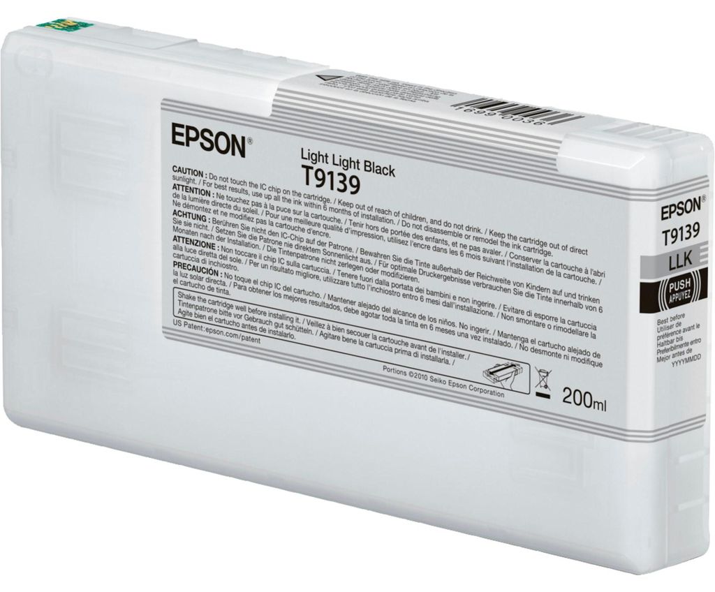 Epson T9139 Light Light Black Ink Cartridge (200ml), Obrázok produktu 