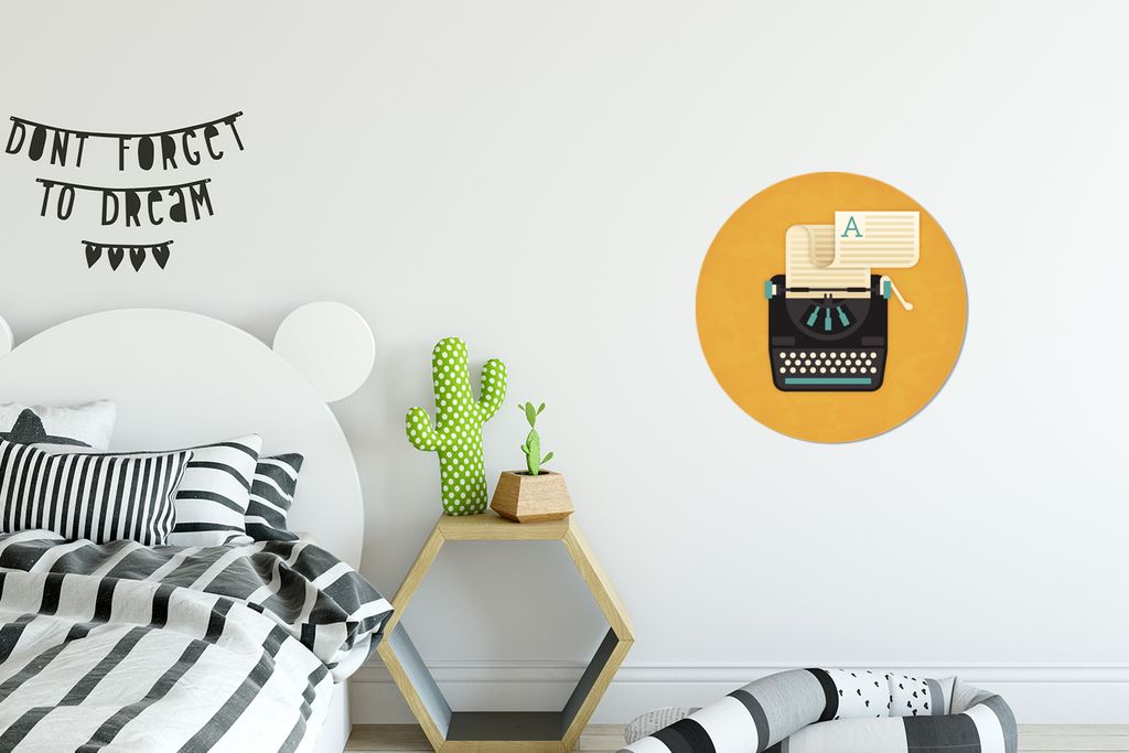 MuchoWow - Schlafzimmer - Bilder - Der Kreis - Kunst für die Wohnung - Plastik - Kunstdruck - Wandbild