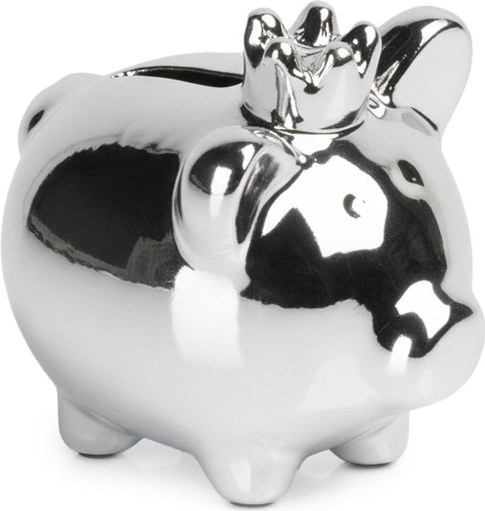 Sparschwein - 9,5x7x8,5 cm - Modern - Keramik - Spardose Produktbild 