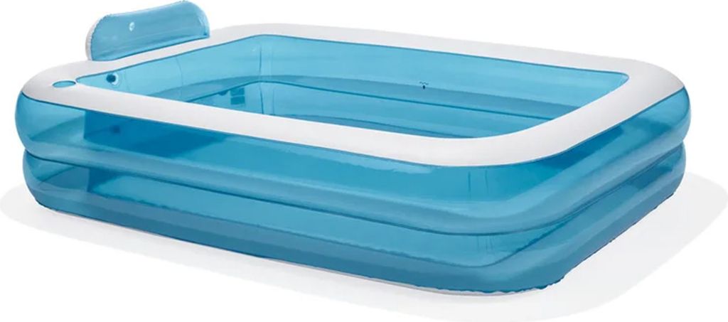 Crivit Jumbo Planschbecken, 530 l rechtechig blau Produktbild 1