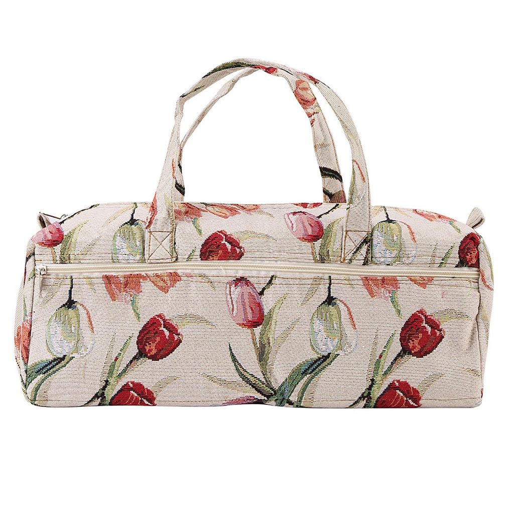 Haushaltsgewebehandwerk Stricknadeln Aufbewahrungspullover gewebte Organizer -Tasche Rose