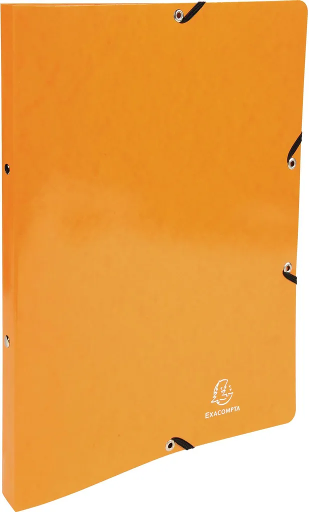 Lot de 20 Classeurs Iderama A4 15mm Orange Exacompta en Carte Lustrée