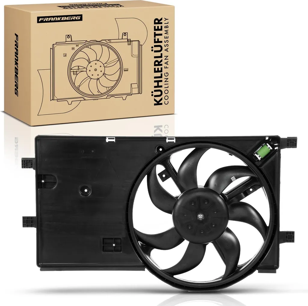 Ventilateur de refroidissement moteur avec cadre pour Peugeot Bipper Tepee
