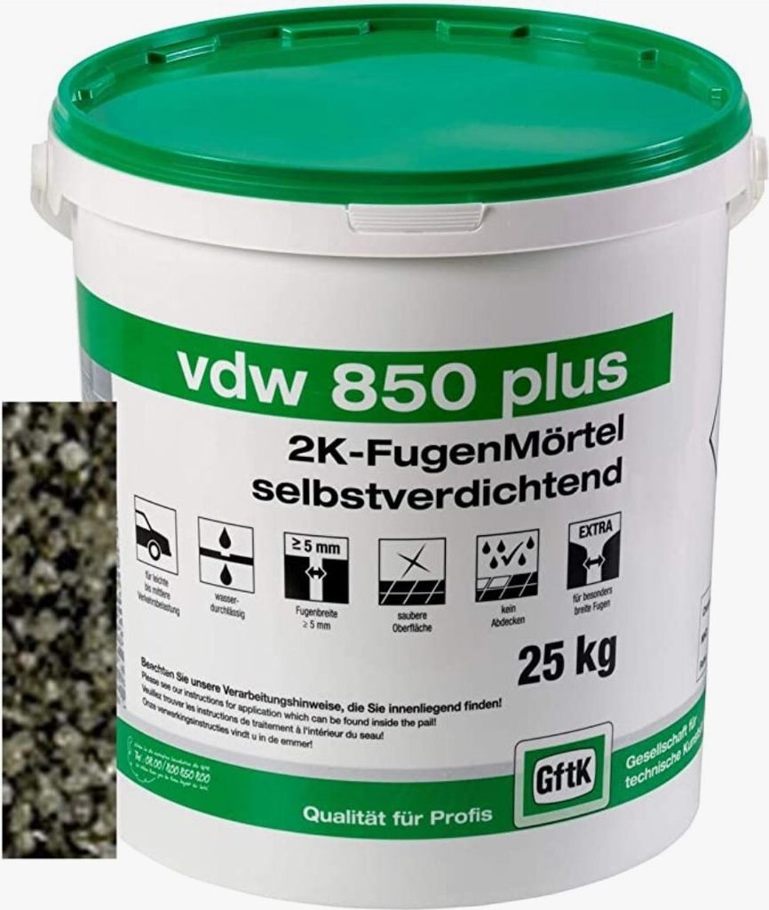 VDW 850 Plus Fugenmörtel, Basalt, 25 Kg Produktbild 