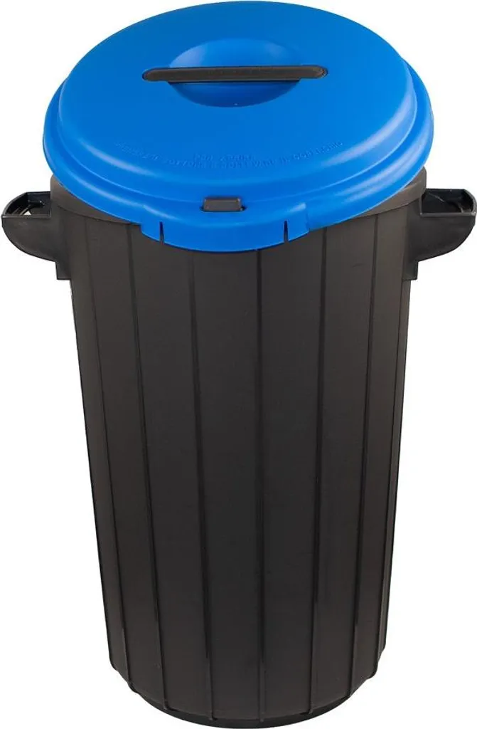 Grande Poubelle Bleue 35 L - Couvercle Hermétique - Matière Recyclée