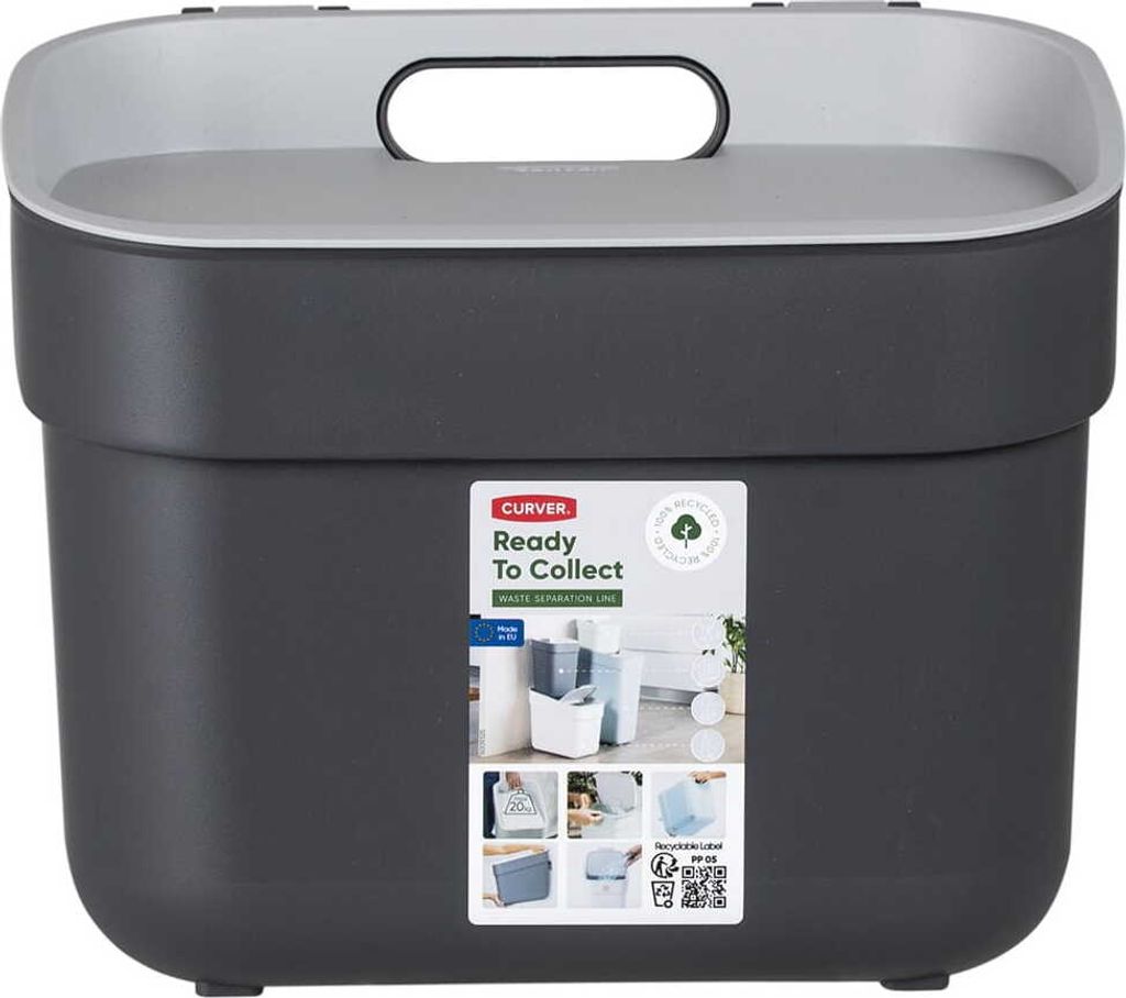 Recyklační koš Ready to Collect 5L 252032 tmavě šedý Keter Obrázek produktu 5