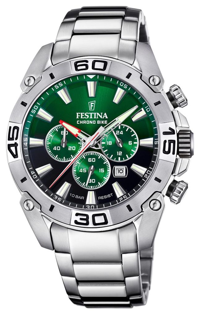 Festina F20543/3 Chronograph Uhr Herrenuhr Edelstahl Datum Produktbild 
