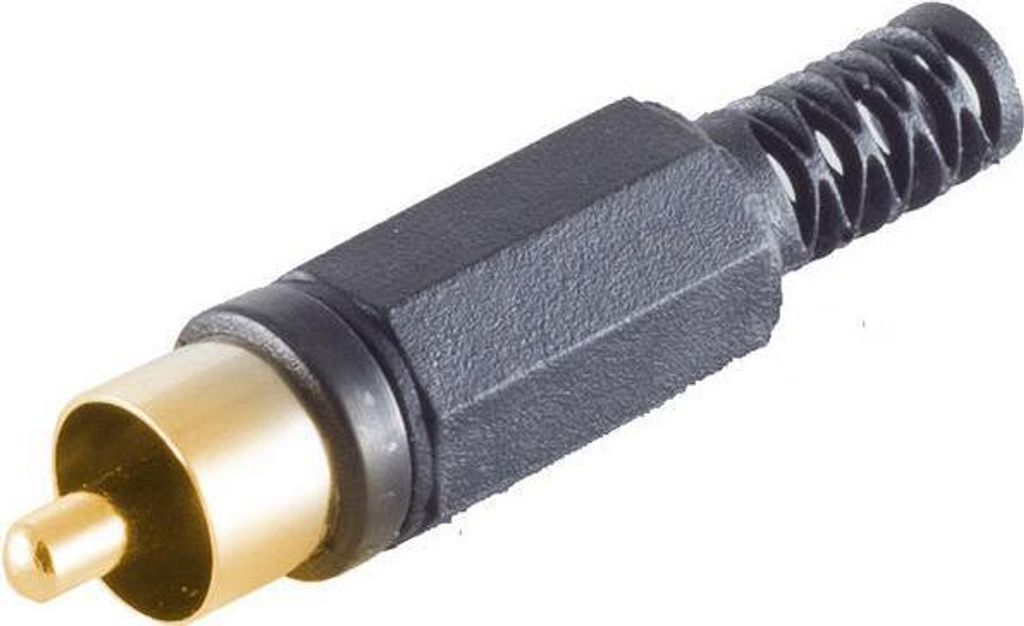 shiverpeaks BS51400-SG Drahtverbinder RCA Schwarz (BS51400-SG)