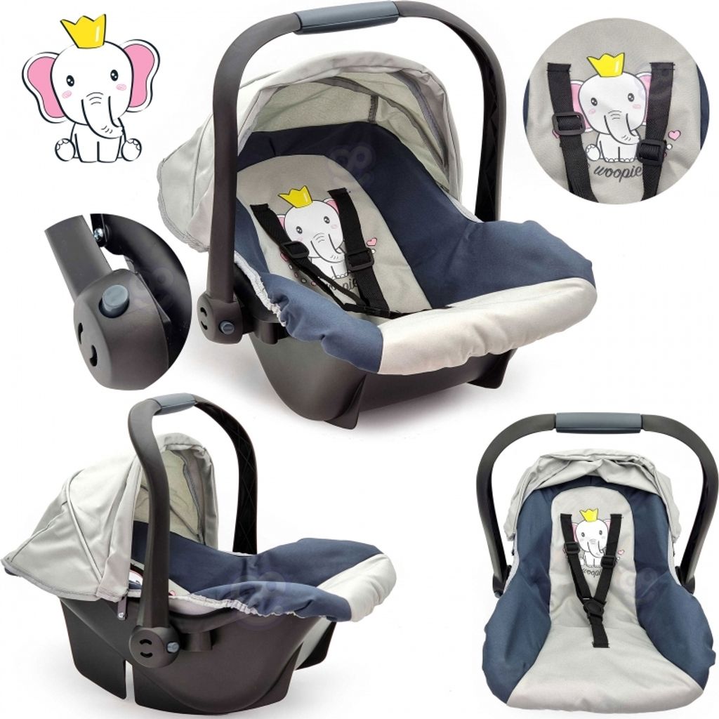 WOOPIE ROYAL Poppenbuggy, geschikt voor poppen van 33-48 cm Productafbeelding 