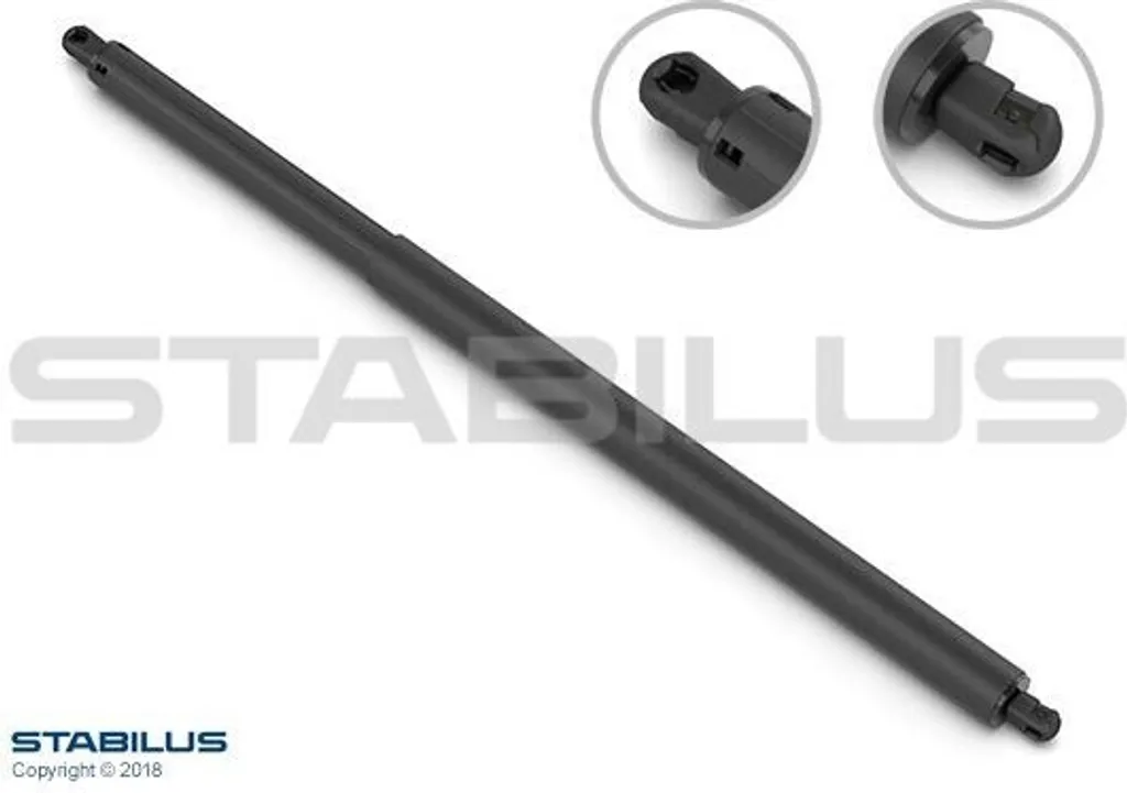 Vérin de coffre à gaz STABILUS 158251 pour Mercedes Classe GLA X156 520mm