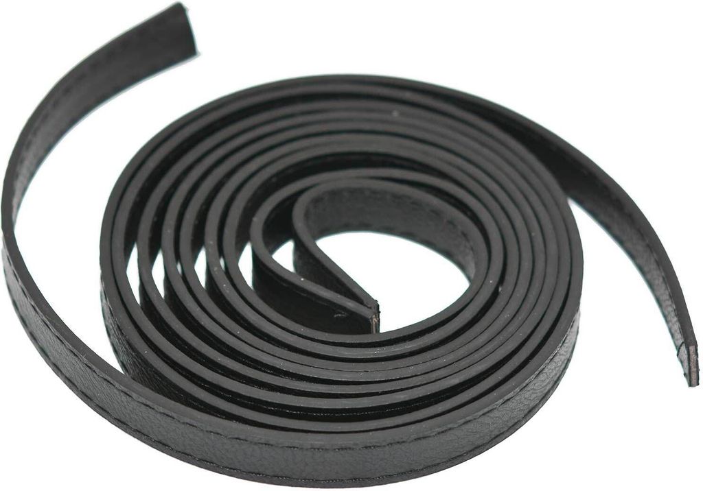 1 Paar Taschengriffe Rohlinge Kunstlederband Kunstleder Taschenhenkel Trageriemen, Größe:15 mm x 1.2 m x 2.5 mm, Farbe:schiefergrau