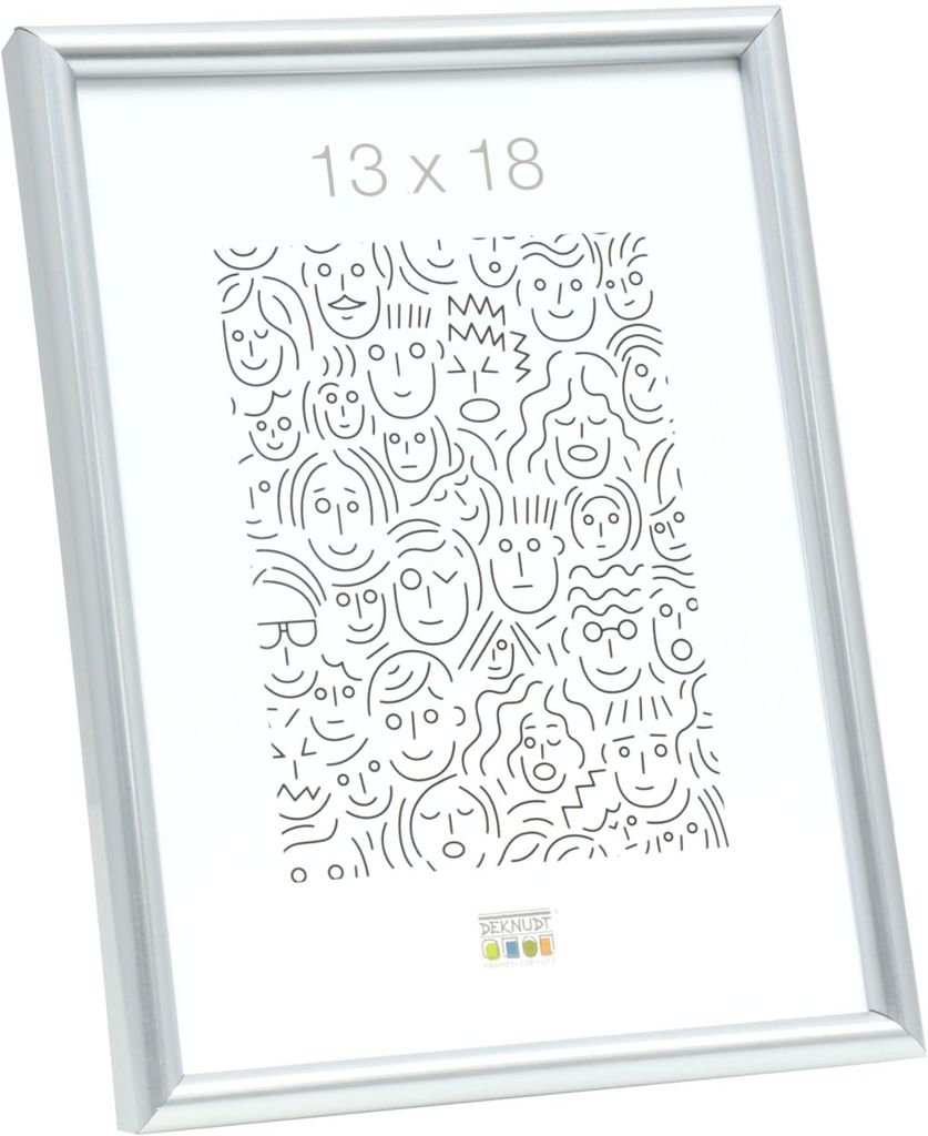 Deknudt S011D1, Einzelbilderrahmen, Kunststoff, Silber, 30 Produktbild 