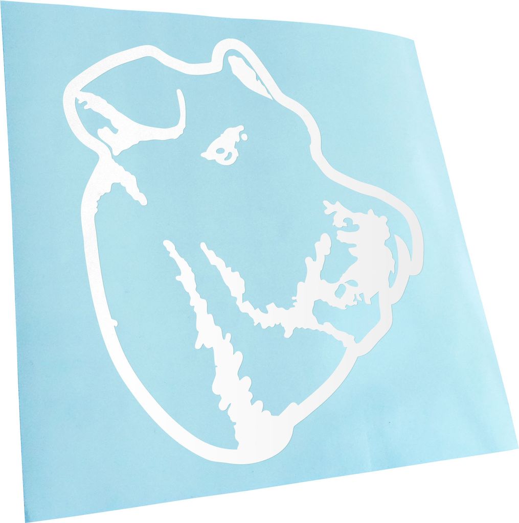 Kiwistar - Autoaufkleber - welsh terrier Hund - Weiss - 30x25cm - Aufkleber für Auto, Laptop, Fahrrad, LKW, Motorrad mehrfarbig JDM Decal Racing
