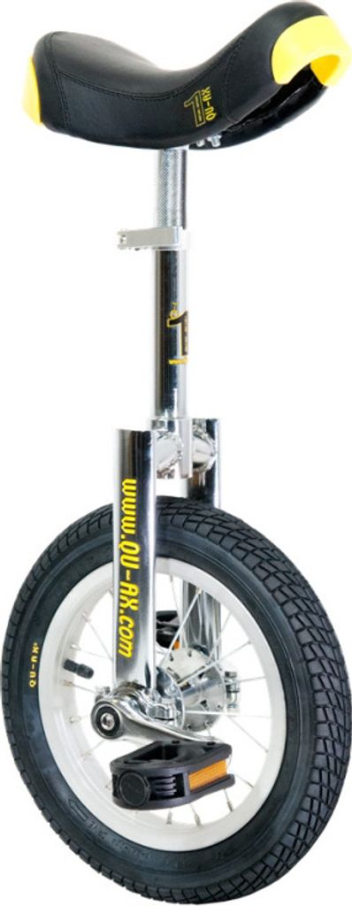 QU-AX Einrad "Luxus Einrad" Mod.17, 12", chrom/schwarz