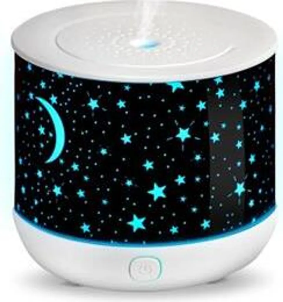 Rio Dream Time Diffuseur d'Arômes et Humidificateur avec Veilleuse Douce