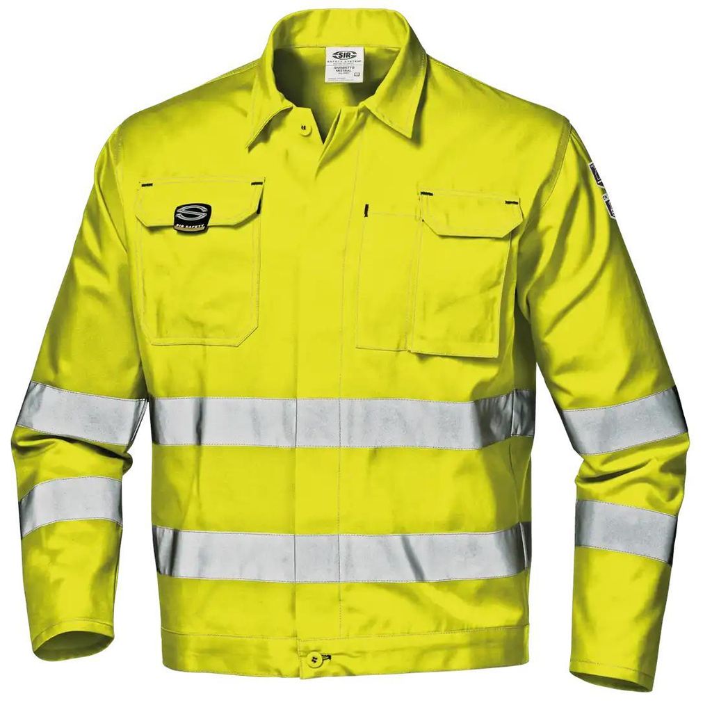 Sir Safety Mistral Herren Warnschutzjacke mit Reflexstreifen EN ISO 20471 Klasse 2, XL+, HI-VIS GELB