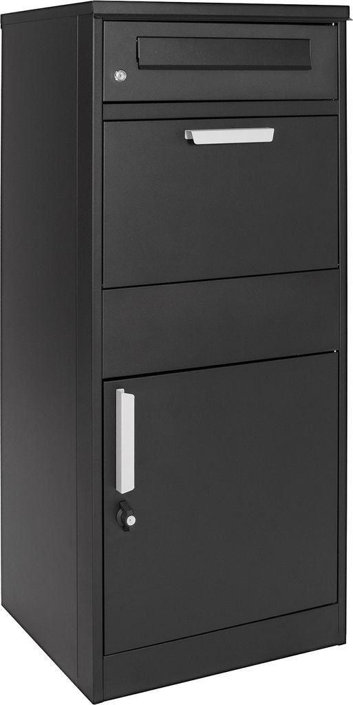 Toboli Boîte à colis verrouillable noire 1120 x 500 x 370 Image du produit 