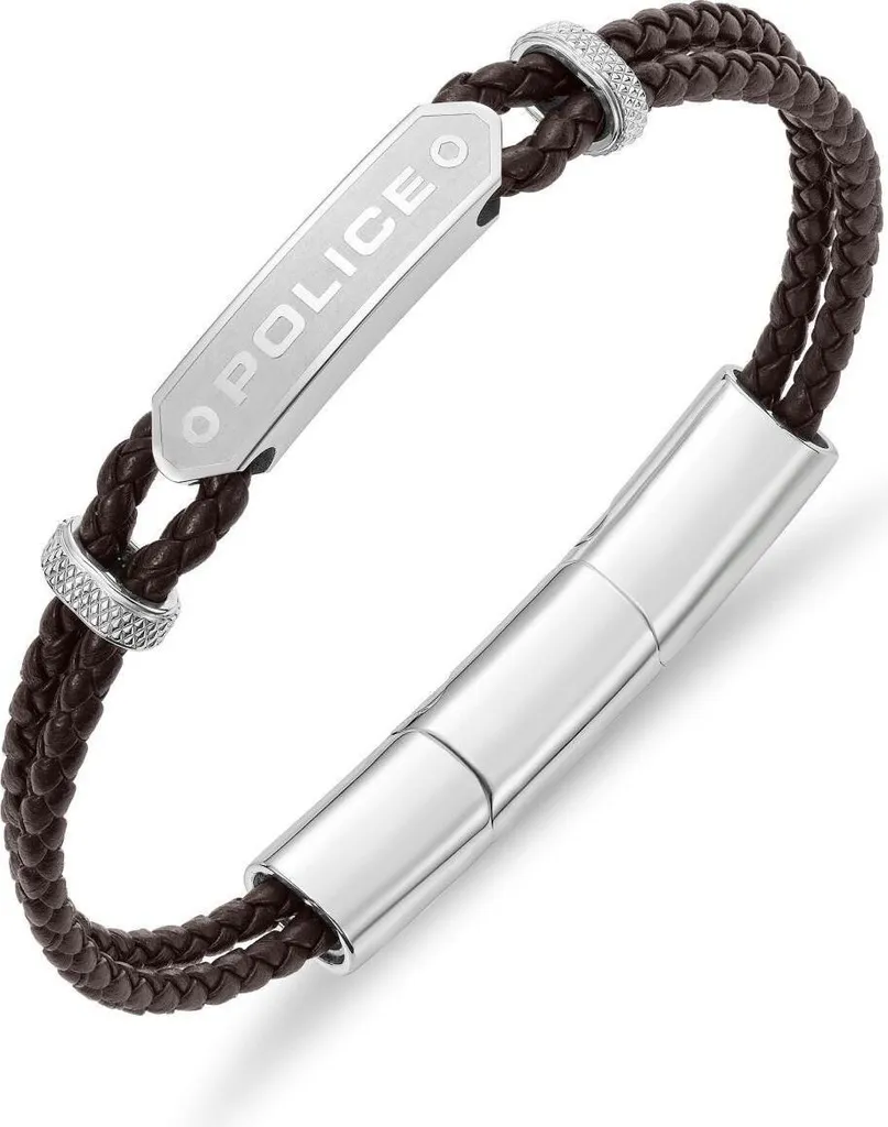 Recensione Bracciale Police PEAGB0040103 - Pelle Marrone e Acciaio