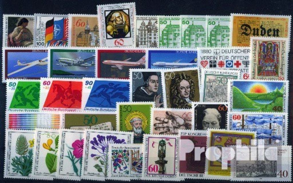 Briefmarken BRD (BR.Deutschland) 1980 1980 mit 1038 C I und D I ohne Letterset gestempelt