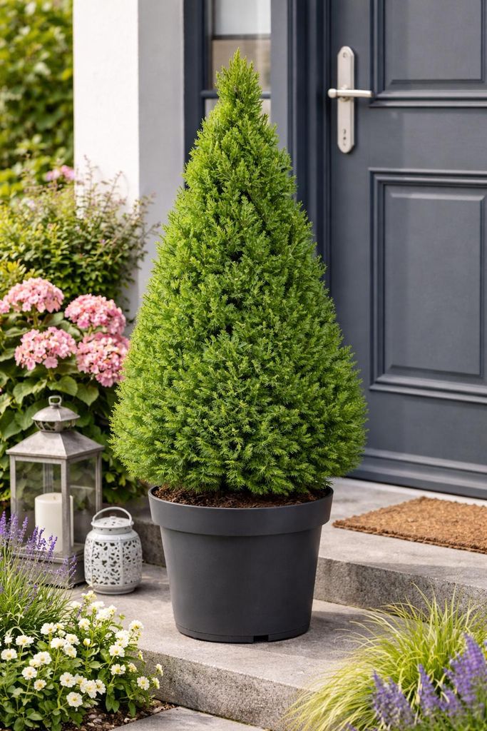 Picea glauca Conica 90–100 cm Zuckerhutfichte – Produktbild 