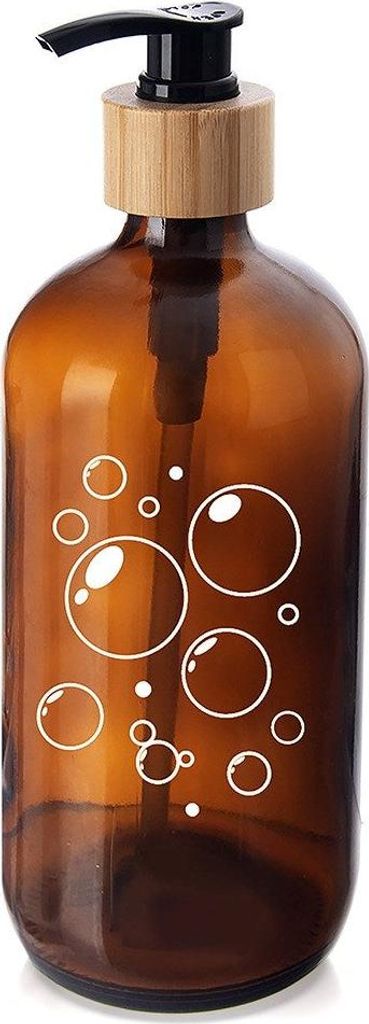 Glas Seifenspender 500 ml, Braun, von Orion