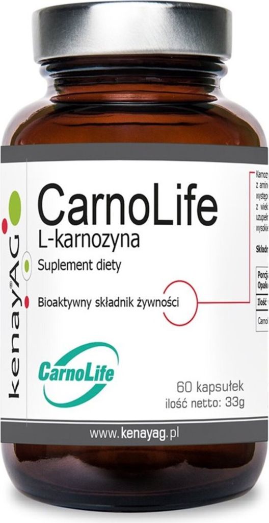 Nahrungsergänzungsmittel Kenay Carnolife L-karnozyna 60 Kaps BI3015