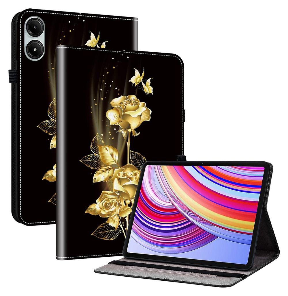 Für Xiaomi Redmi Pad Pro 12.1 Kunstleder Tablet Tasche Hülle Case Etuis Motiv 1