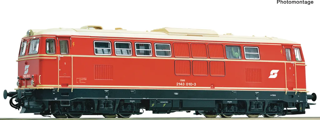 Locomotive Diesel 2143 010-3 Roco 70073 Haute Précision Interface PluX22