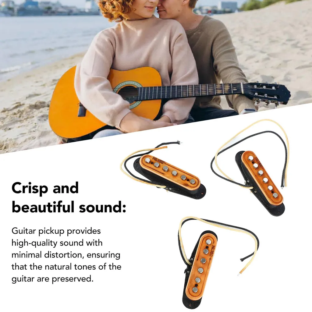 Kit Micros Guitare en Érable pour Customisation Instrument 6 Cordes - 16