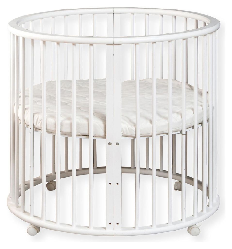 Buxibo Babybox – Looprek – Ronde houten speelbox – Loopstal Productafbeelding 