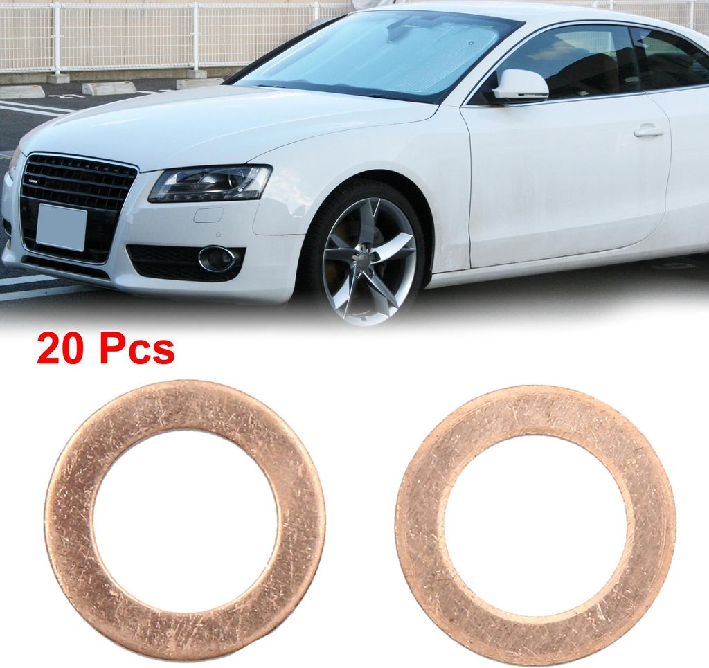 Unterlegscheiben 20Stk. Kupfer Dichtungsringe Plattenringe 15mm Innendur