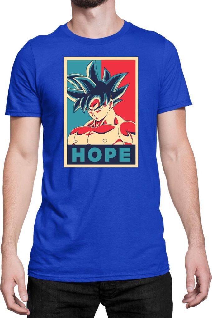 Herren T-Shirt Dragon Anime Manga Ball Z Goku 32, Man L / Blau