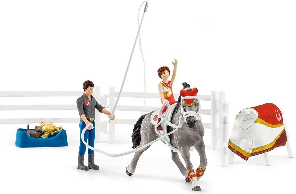 Schleich 42443 Horse Club Mia's vaulting set, 6.6 x 24.5 x Produktbild 19