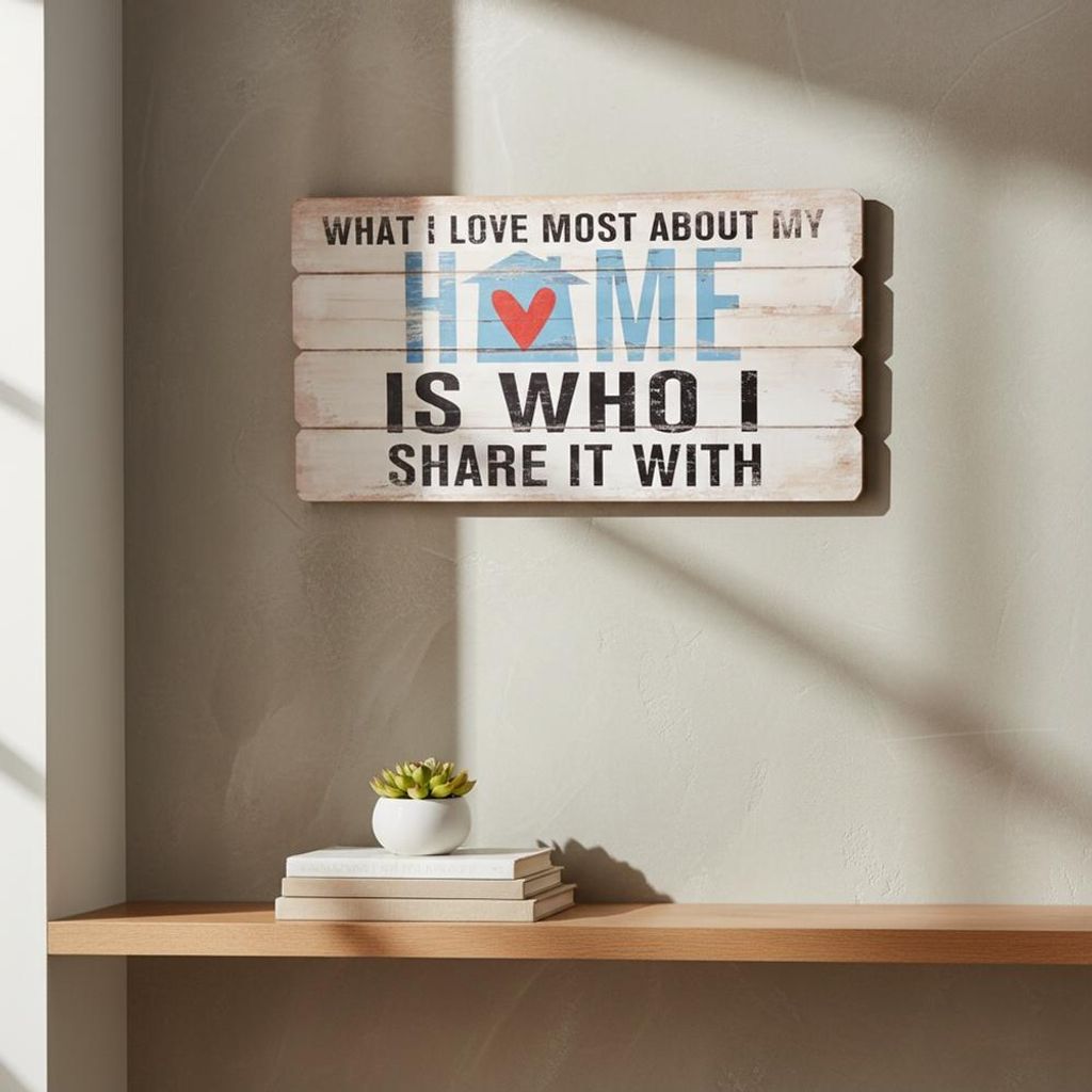 Holzbild Wandschild Holzschild Holzschild Wand Bild Produktbild 
