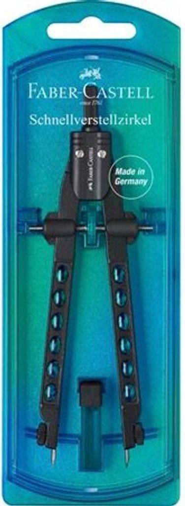 Faber-Castell 174340 compasso Nero, Blu 1 pz Immagine del prodotto 