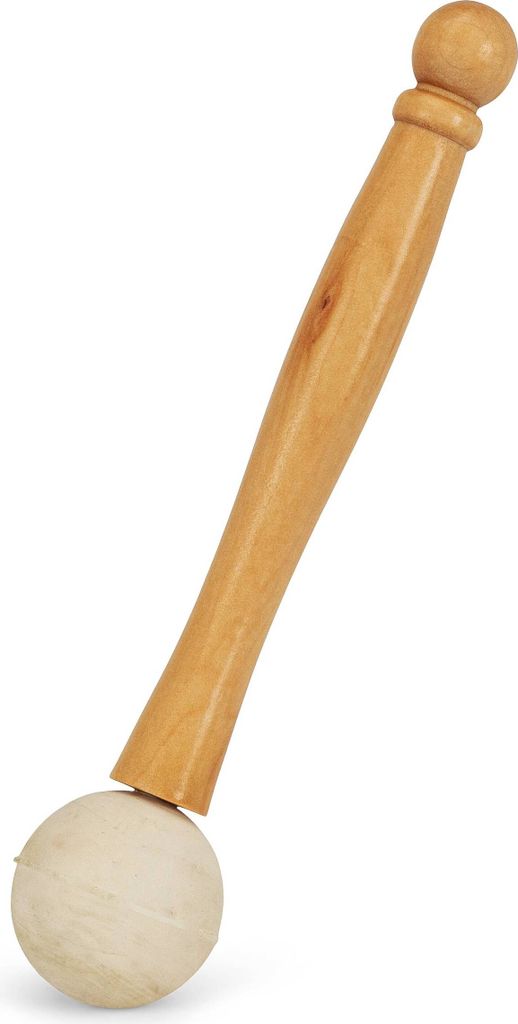Klangstab mit Gummierung für Kristall Klangschale Klöppel ca. 19cm Zubehör 3654