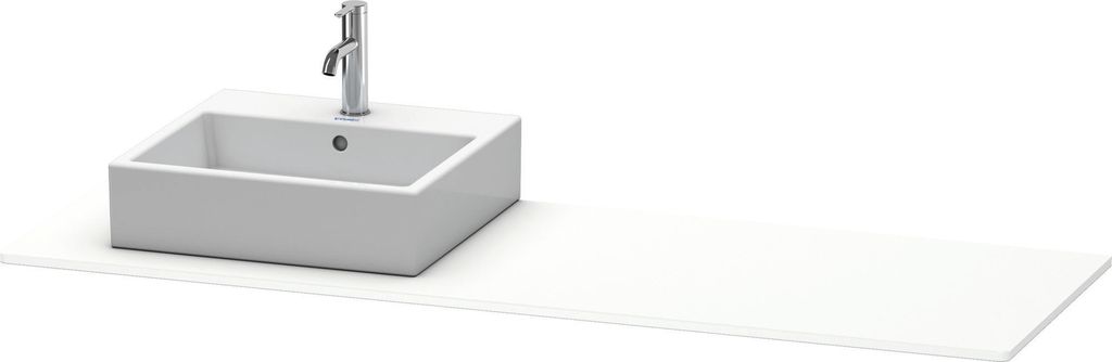 Duravit Duravit Konsole XSQUARE 16x1600x550mm m Ausschn li we ma