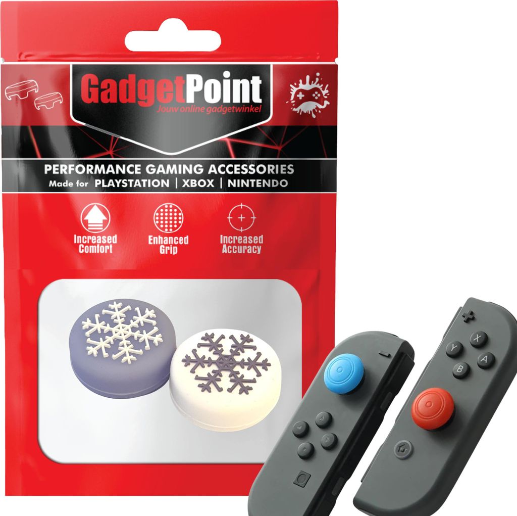 Thumbgrips - Thumb Grips voor Nintendo Switch Joy-Con Controllers - Gaming Thumbgrips - Performance Anti-Slip Thumbsticks - Bescherming Accessoires...