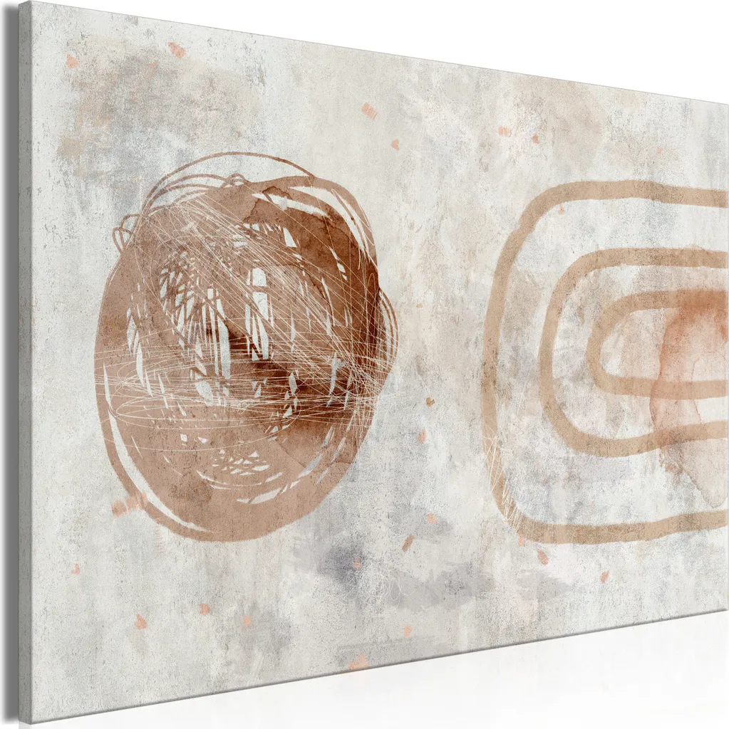 Quadro Canvas Sole Pastello 90x60 - Decorazione Parete Moderna