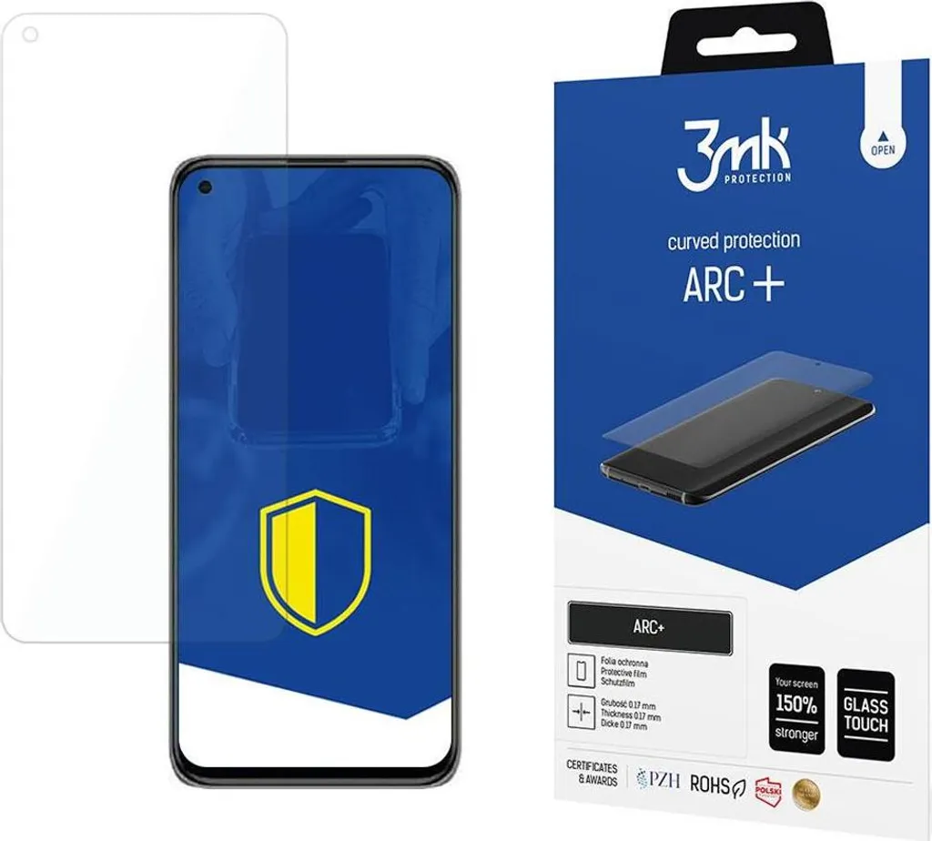 3mk ARC+ Samsung Galaxy S23 5G: Pellicola Protettiva Curva Anti-Urto