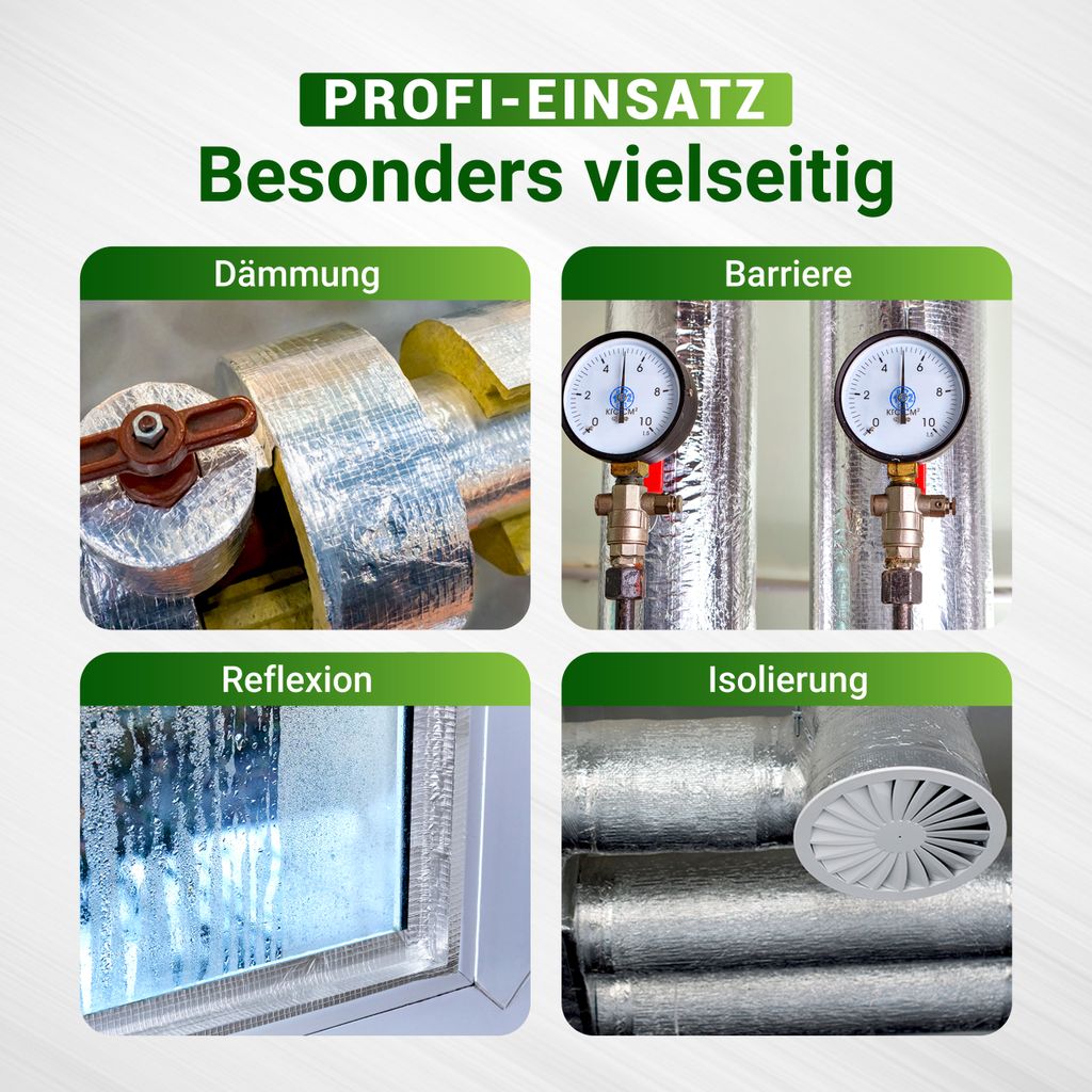 Aluminium Klebeband netzverstärkt 48mm x 50m Produktbild 6