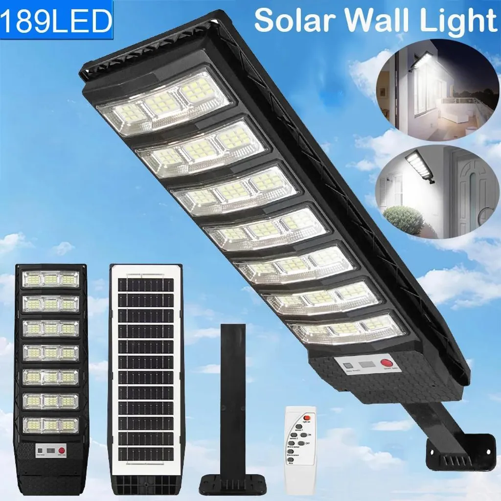 Projecteur LED Solaire avec Détecteur de Mouvement IP65 Étanche 3-6V