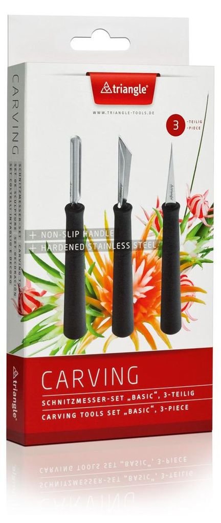 triangle Schnitzmesser-Set Basic, 3-tlg. Produktbild 