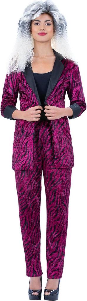 Smiffys - "80s" Kostüm-Anzug - Herren/Damen Uni SM2825 (M) (Pink/Schwarz)